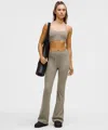 Lululemon Groove High-rise Flared Pant In Gray