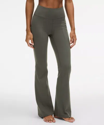 Lululemon Groove High-rise Flared Pant With Pockets 32.5" In Green