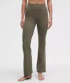 Lululemon Groove High-rise Nulu Flared Pants Short In Green