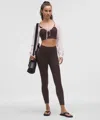 Lululemon Groove High-rise Tight 25" In Brown