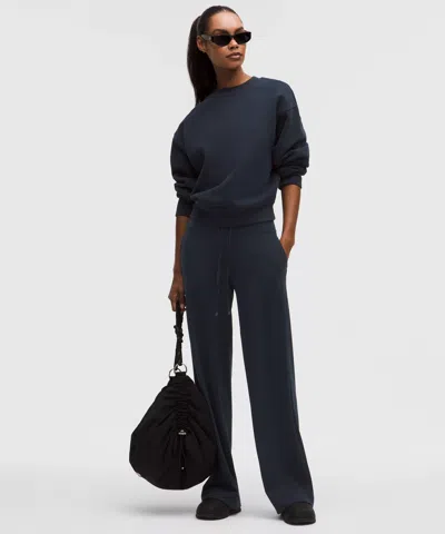 Lululemon Groove High-rise Wide-leg Pant In Gray