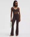 Lululemon Groove Nulu High-rise Flared Pant In Brown