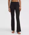 Lululemon Groove Nulu High-rise Flared Pants Regular In Black