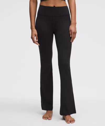 Lululemon Groove Nulu High-rise Flared Pants Regular In Black