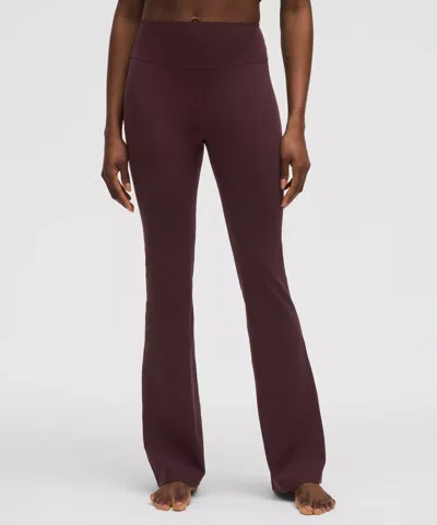 Lululemon Groove Nulu High-rise Flared Pants Regular In Purple