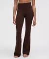 Lululemon Groove Nulu High-rise Flared Pants Regular In Brown