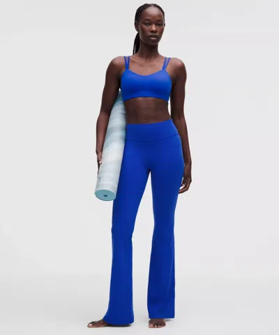 Lululemon Groove Nulu High-rise Flared Pant In Blue
