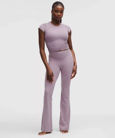 Lululemon Groove Nulu High-rise Flared Pant In Purple