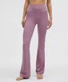 Lululemon Groove Nulu Super-high-rise Flared Pants Regular In Pink