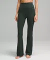 Lululemon Groove Nulu Super-high-rise Flared Pants Regular In Green