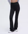 Lululemon Groove Nulu Super-high-rise Flared Pants Short In Black
