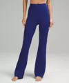 Lululemon Groove Super-high-rise Flared Pants Nulu Regular In Blue