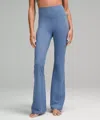Lululemon Groove Super-high-rise Flared Pants Nulu Regular In Blue