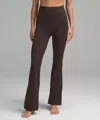 Lululemon Groove Super-high-rise Nulu Flared Pants Regular In Brown