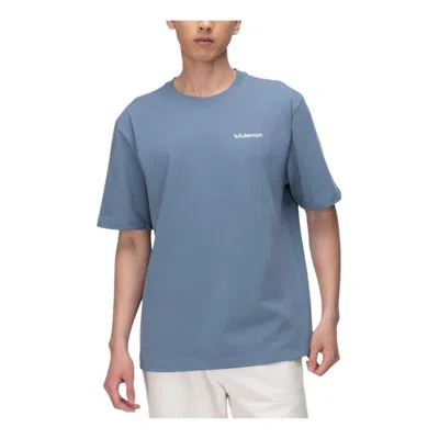 Lululemon Heaveyweight T-shirt 'steel Blue'