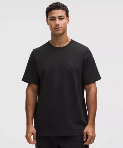 Lululemon Heavyweight Classic-fit Cotton T-shirt In Black