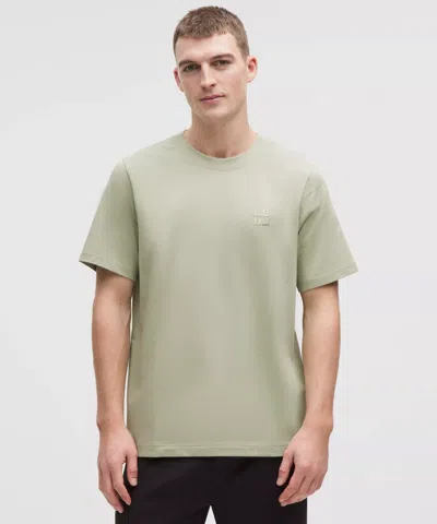 Lululemon Heavyweight Classic-fit Cotton T-shirt In Green
