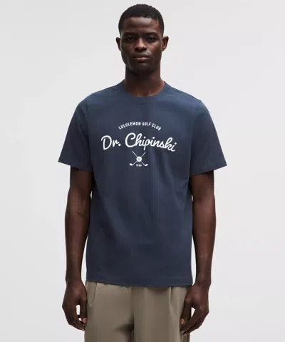 Lululemon Heavyweight Classic-fit Cotton T-shirt In Blue
