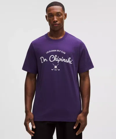 Lululemon Heavyweight Classic-fit Cotton T-shirt In Purple