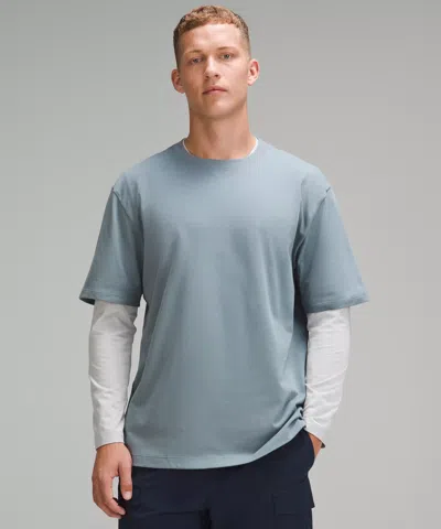 Lululemon Heavyweight Cotton Jersey T-shirt In Blue
