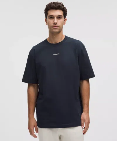 Lululemon Heavyweight Cotton Jersey T-shirt In Blue