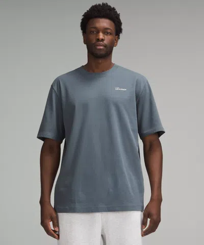 Lululemon Heavyweight Cotton Jersey T-shirt Graphic In Gray