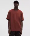 Lululemon Heavyweight Cotton Jersey T-shirt In Red