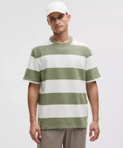 Lululemon Heavyweight Cotton Jersey T-shirt Stripe