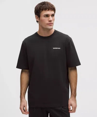 Lululemon Heavyweight Cotton Jersey T-shirt In Black