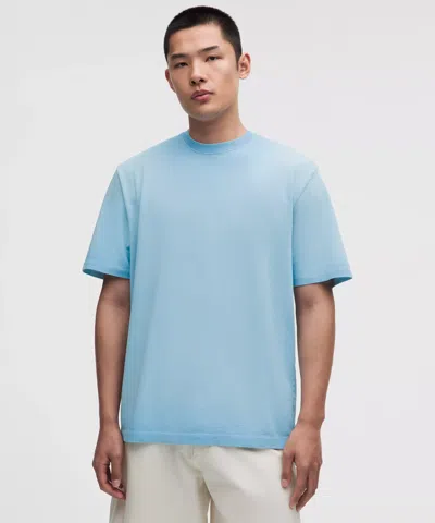 Lululemon Heavyweight Cotton Jersey T-shirt In Blue