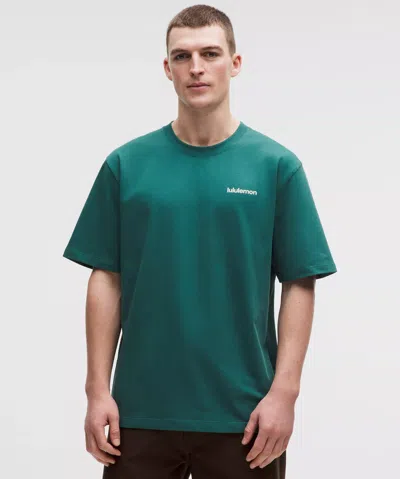 Lululemon Heavyweight Cotton Jersey T-shirt In Green