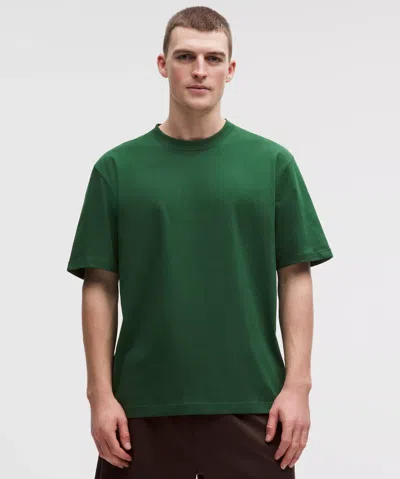 Lululemon Heavyweight Cotton Jersey T-shirt In Green