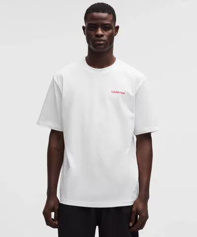 Lululemon Heavyweight Cotton Jersey T-shirt In White