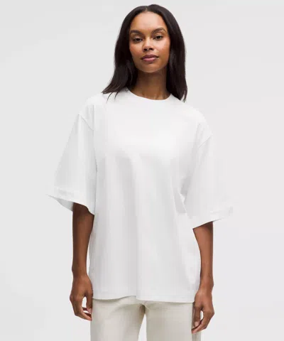 Lululemon Heavyweight Cotton Oversized T-shirt In White
