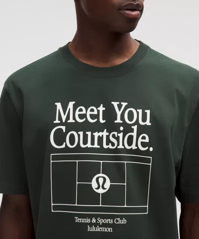 Lululemon Heavyweight Cotton T-shirt In Green