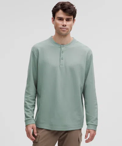 Lululemon Heavyweight Cotton Textured Henley