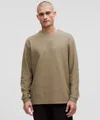Lululemon Heavyweight Cotton Textured Long-sleeve Shirt In Brown