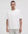 Lululemon Heavyweight Cotton Textured Short-sleeve Shirt In White