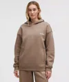 Lululemon Heavyweight Fleece Oversized Hoodie In Brown