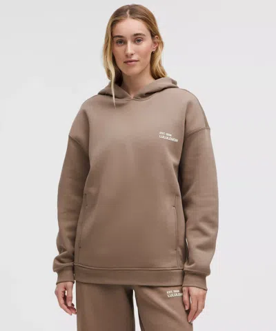 Lululemon Heavyweight Fleece Oversized Hoodie In Brown