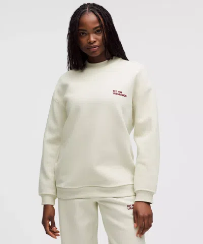 Lululemon Heavyweight Fleece Oversized Pullover In Green