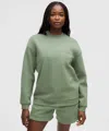 Lululemon Heavyweight Fleece Oversized Pullover In Green