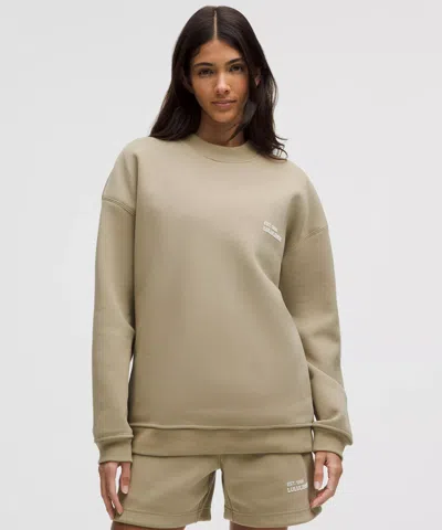 Lululemon Heavyweight Fleece Oversized Pullover In Neutral