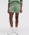 Lululemon Heavyweight Fleece Sweatshort 5" In Green