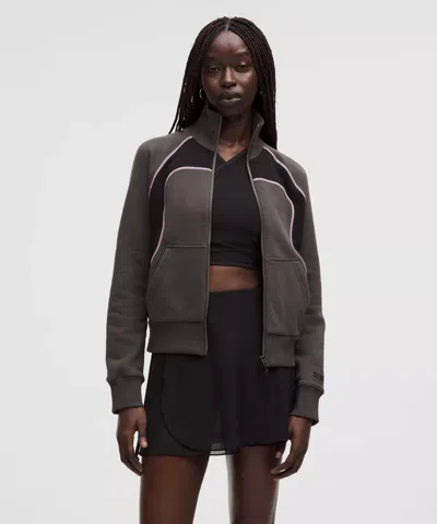 Lululemon Heavyweight French Terry Full Zip Slnsh Collection In Brown