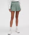 Lululemon High-rise Pleated Tennis Skirt In Green