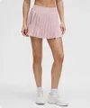 Lululemon High-rise Pleated Tennis Skirt In Pink