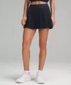 Lululemon High-rise Pleated Tennis Skirt In Black