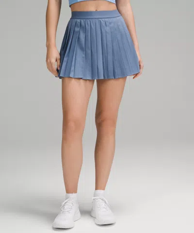 Lululemon High-rise Pleated Tennis Skirt In Blue