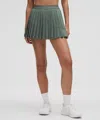 Lululemon High-rise Pleated Tennis Skirt In Green